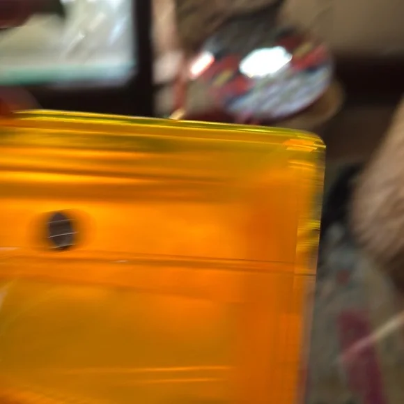 💛⭐️🌙🌼🐥Transparent Yellow and Green Handbag - Picture 9 of 10